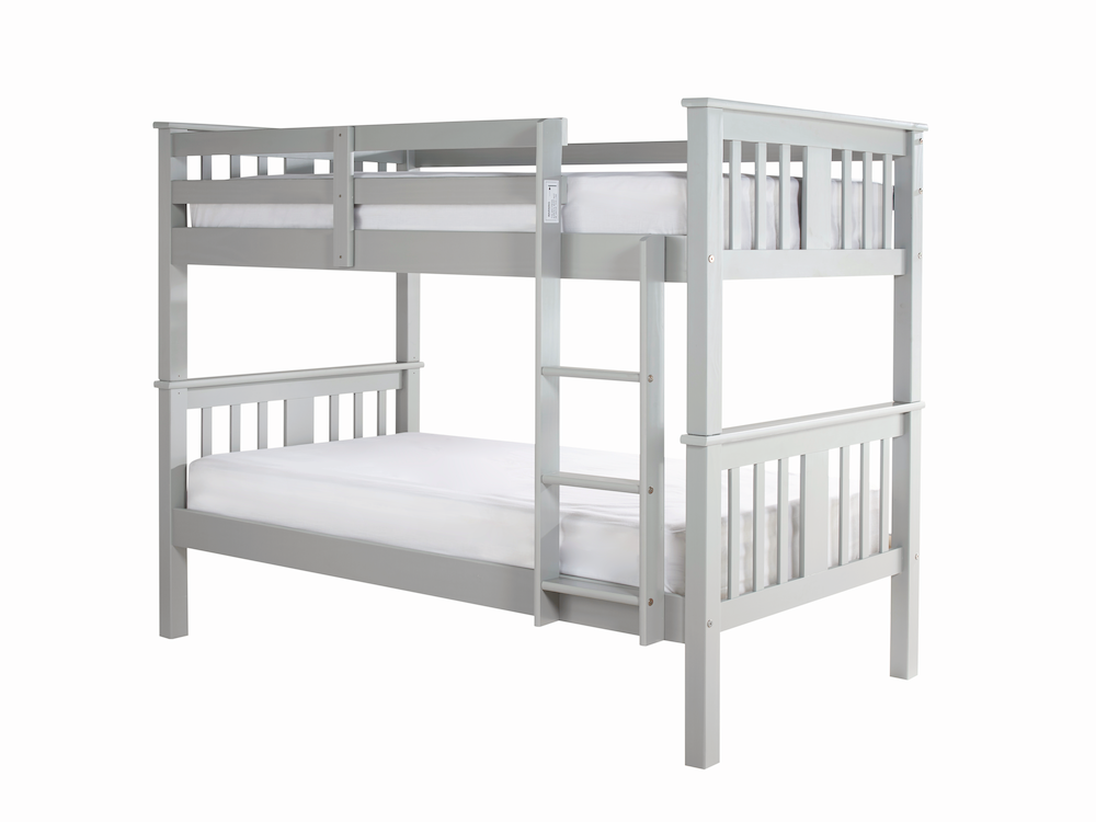 Short Bunk Beds Grey